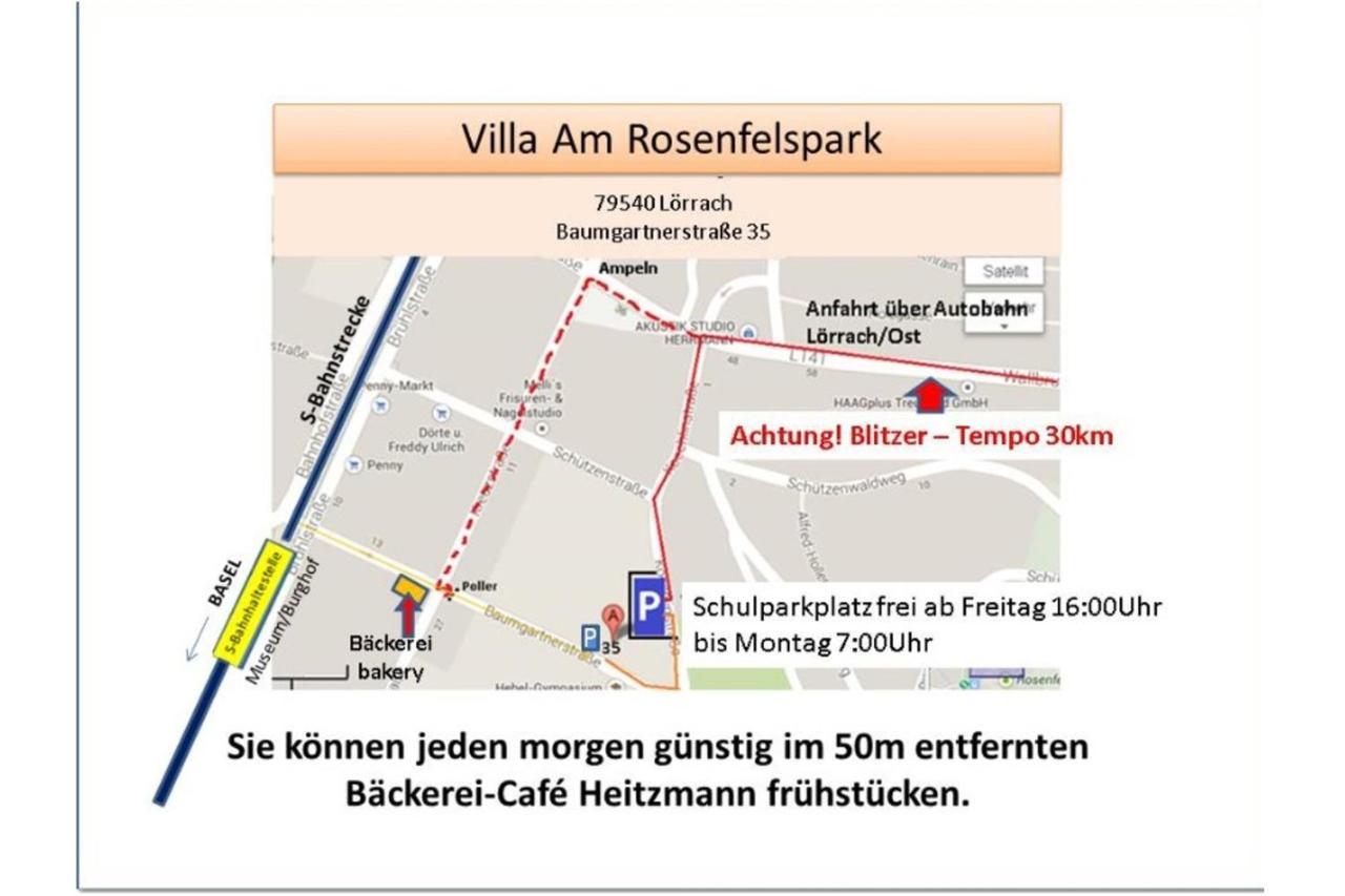 Villa Am Rosenfelspark 로라흐 외부 사진